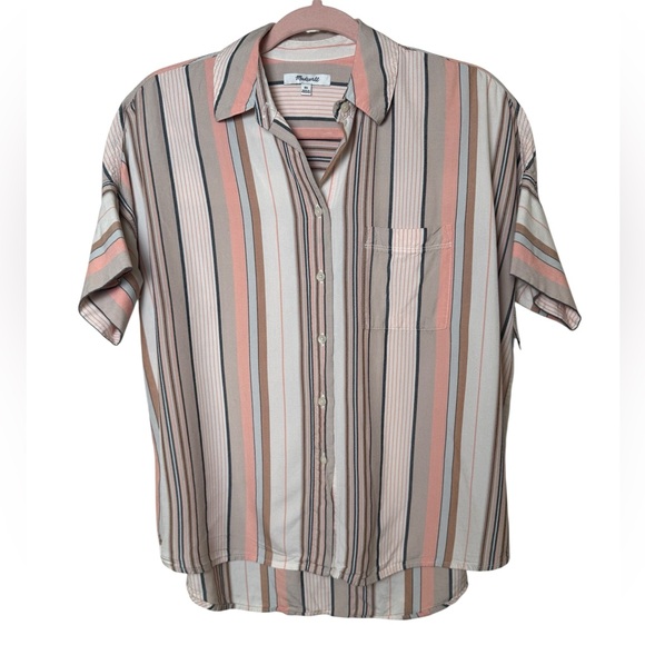 Madewell Tops - 🍁 Madewell Multicolor Striped Shirt